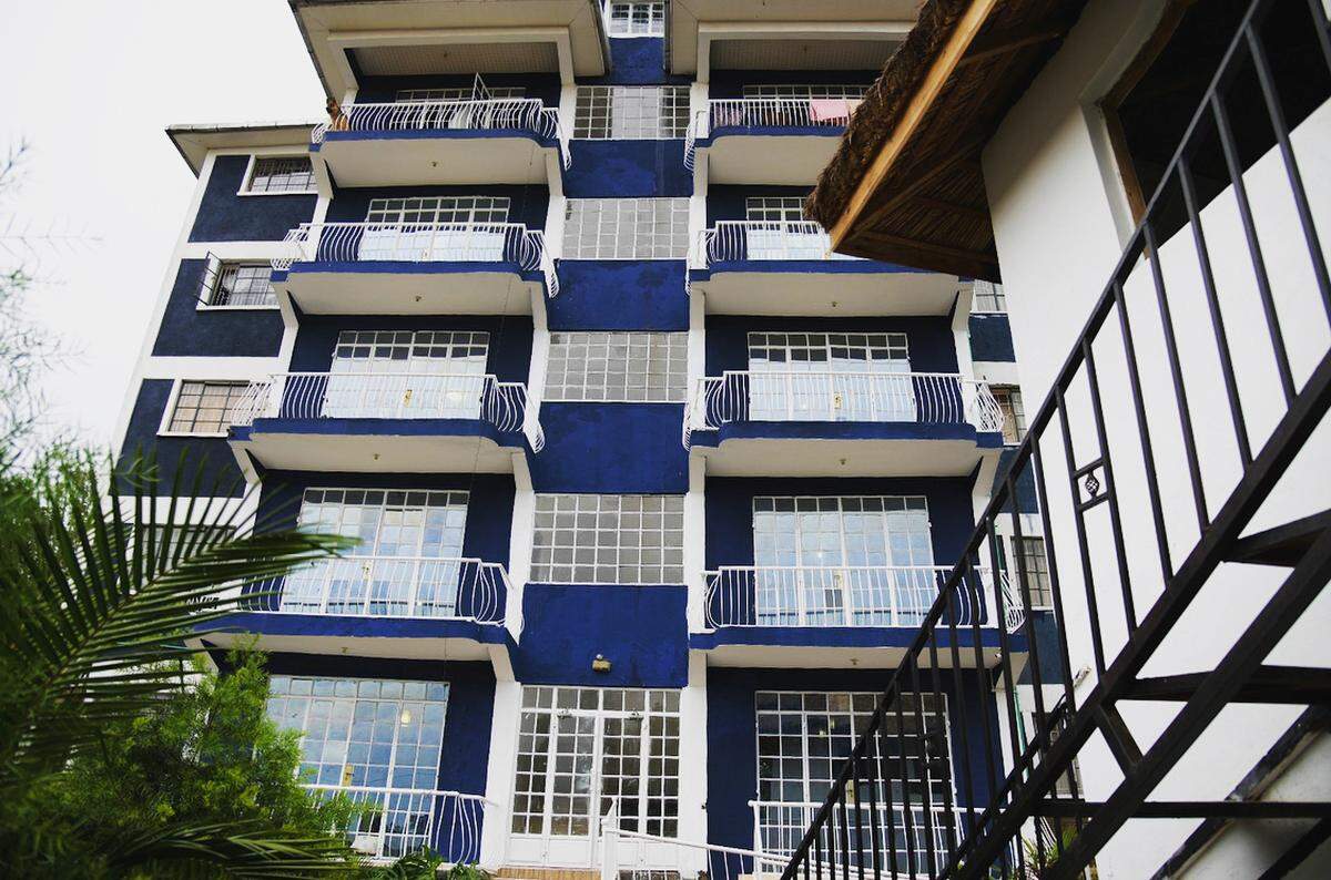 The five-story OVI Children’s Hospital in Migori, Kenya, provides care for orphans and abandoned children. The hospital currently has about 80 patients, said co-founder Amy Hehre.