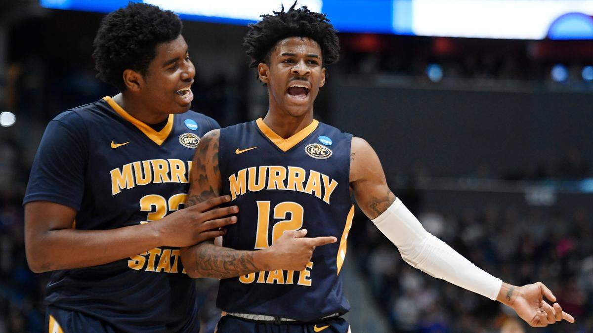 Former Murray State star Ja Morant (12) is the signature star produced by Racers sports. On Friday, Murray State officially announced that it is leaving its longtime home in the Ohio Valley Conference to join the Missouri Valley Conference.
