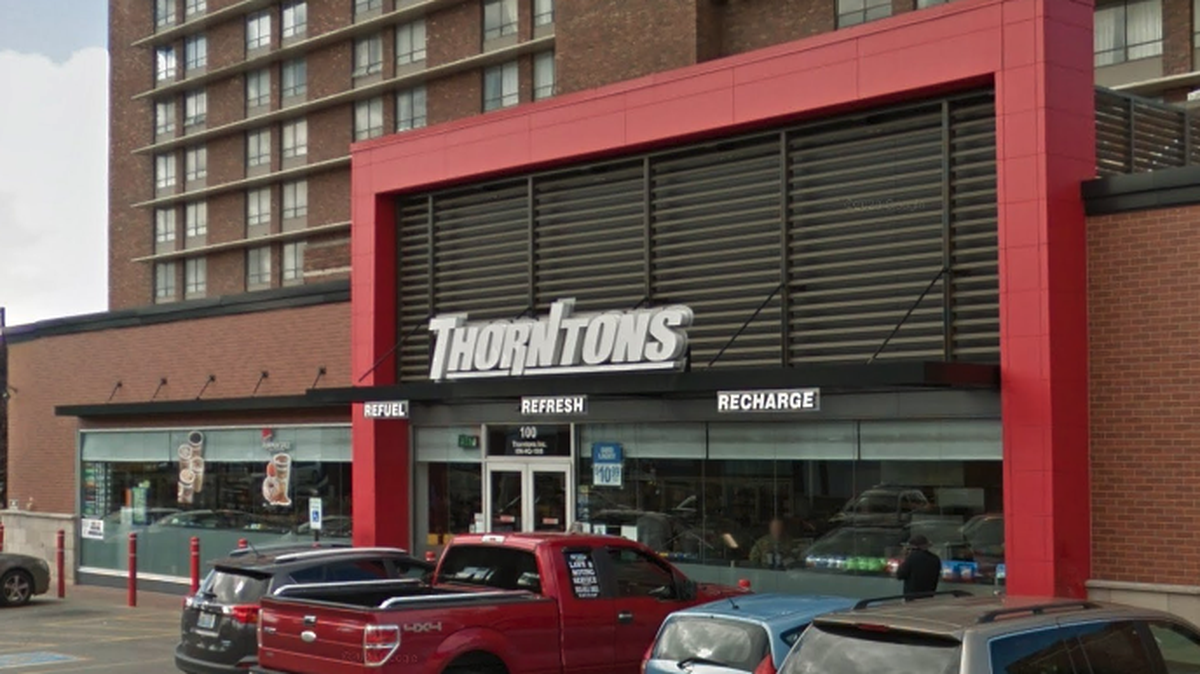 A security guard at a Thorntons gas station was charged with the murder of a customer he suspected of stealing.