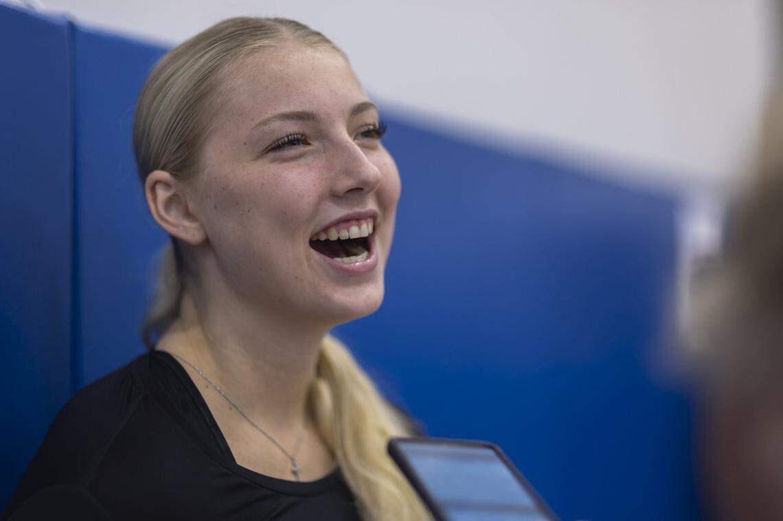 Clara Strack, a transfer from Virginia Tech, called moving to Kentucky “a really easy decision for me.”