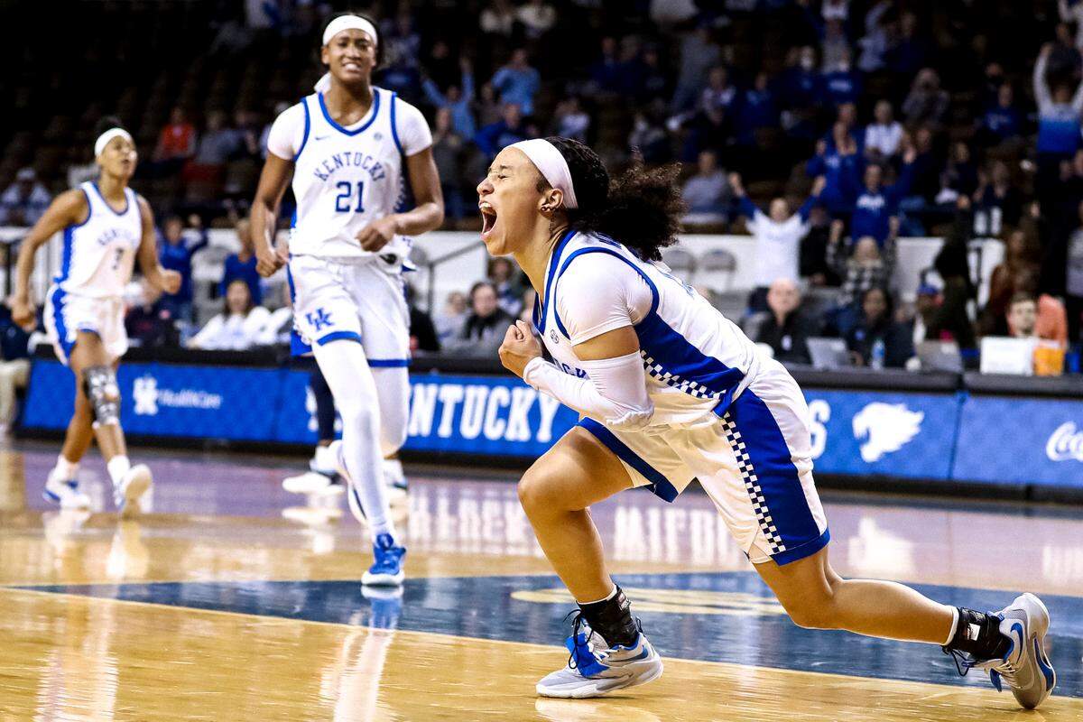 Kentucky’s Jada Walker scored 18 points to go with five assists and three steals in Sunday’s win against Missouri at Memorial Coliseum.