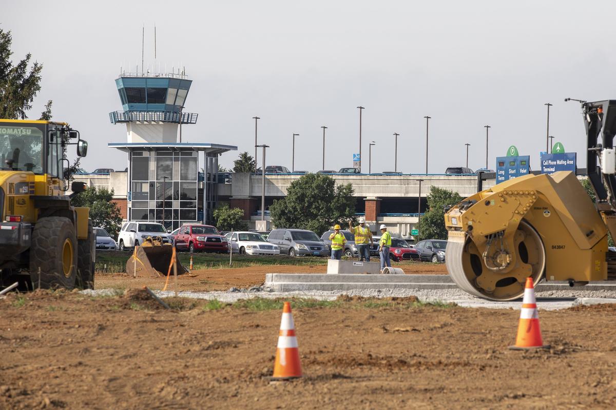 Work is underway at Blue Grass Airport on a $5.8 million overhaul of its parking structures. The project will increase spaces from 640 to 987.