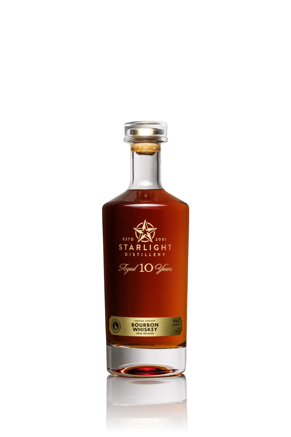Starlight Distillery has released its 10-Year Reserve Indiana Bourbon, available beginning June 20 at the distillery and online.