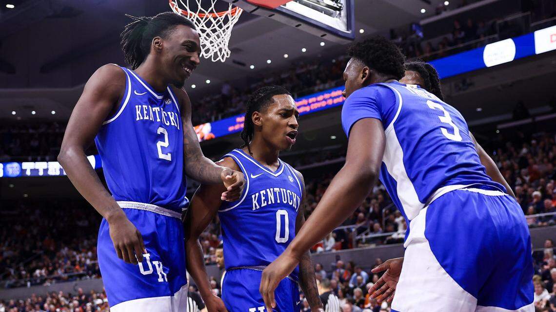 Kentucky controls No. 13 Auburn from the beginning for biggest win of the season so far