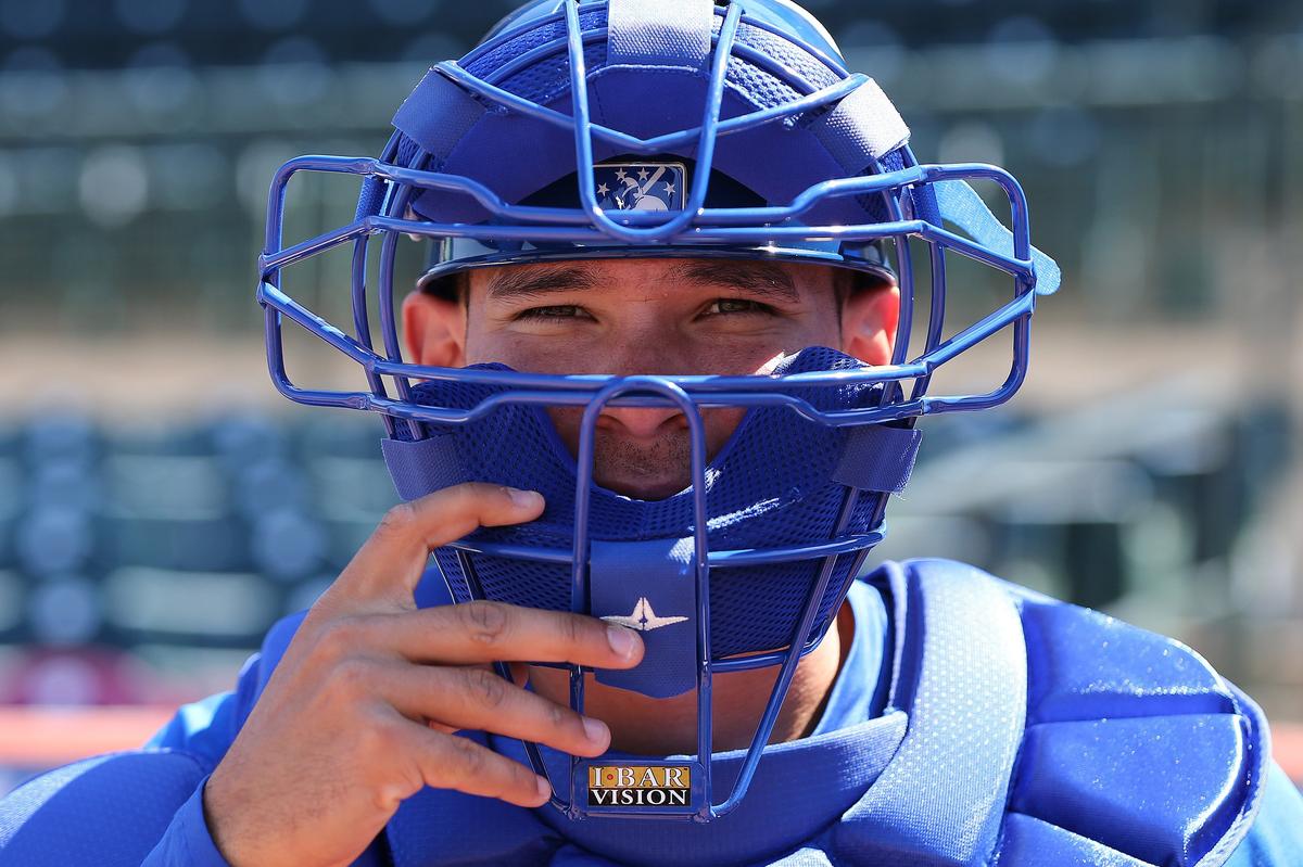 Catcher Freddy Fermin, a native of Venezuela, spent last season playing rookie ball in Idaho Falls and Burlington, N.C.