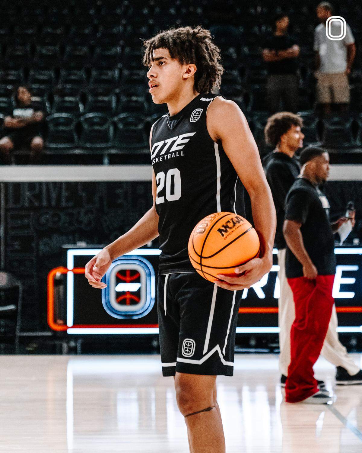 Class of 2026 college basketball recruit Tay Kinney is shown during the Overtime Elite fall combine at the OTE Arena in Atlanta on Sept. 24.