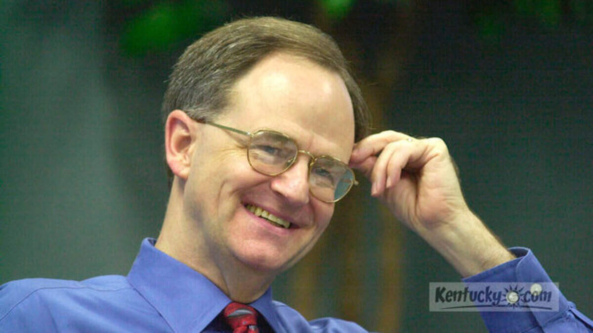 UK president Lee Todd during a legislative issues meeting at the University of Kentucky in Lexington, Ky., Monday, January 28, 2002.