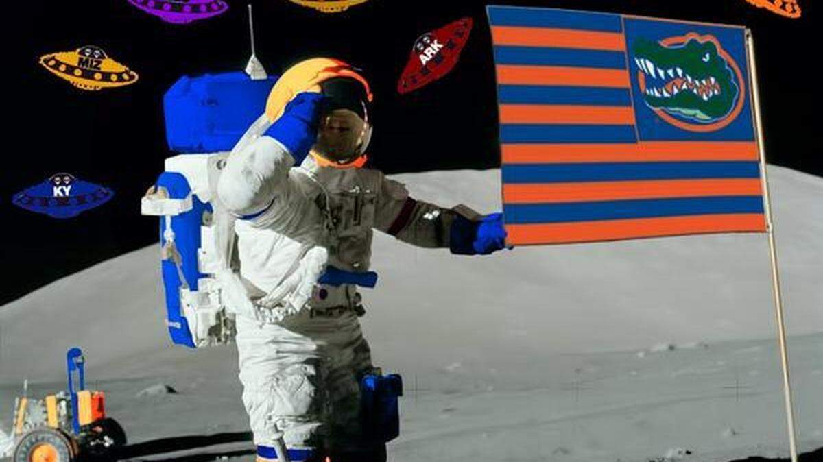 Ex-UK football coach Joker Phillips has been active on Twitter, posting photo manipulations that play on his nickname.