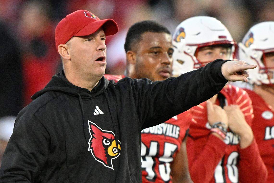 Jeff Brohm is 6-0 in his first season as head coach at Louisville. The Cardinals, ranked No. 14 in the nation this week, have home games remaining against No. 17 Duke, Virginia Tech, Virginia and No. 24 Kentucky. U of L has to visit Pittsburgh and No. 25 Miami (Fla.).