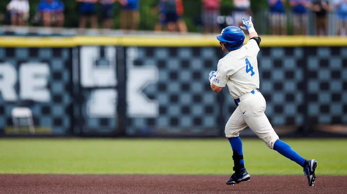 Kentucky baseball moves into top five of coaches’ poll after taking series from Arkansas