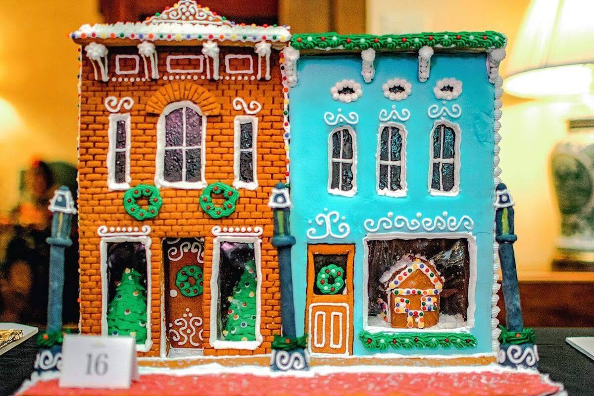 Mustard Seed Hill hosts a gingerbread house competition every year.