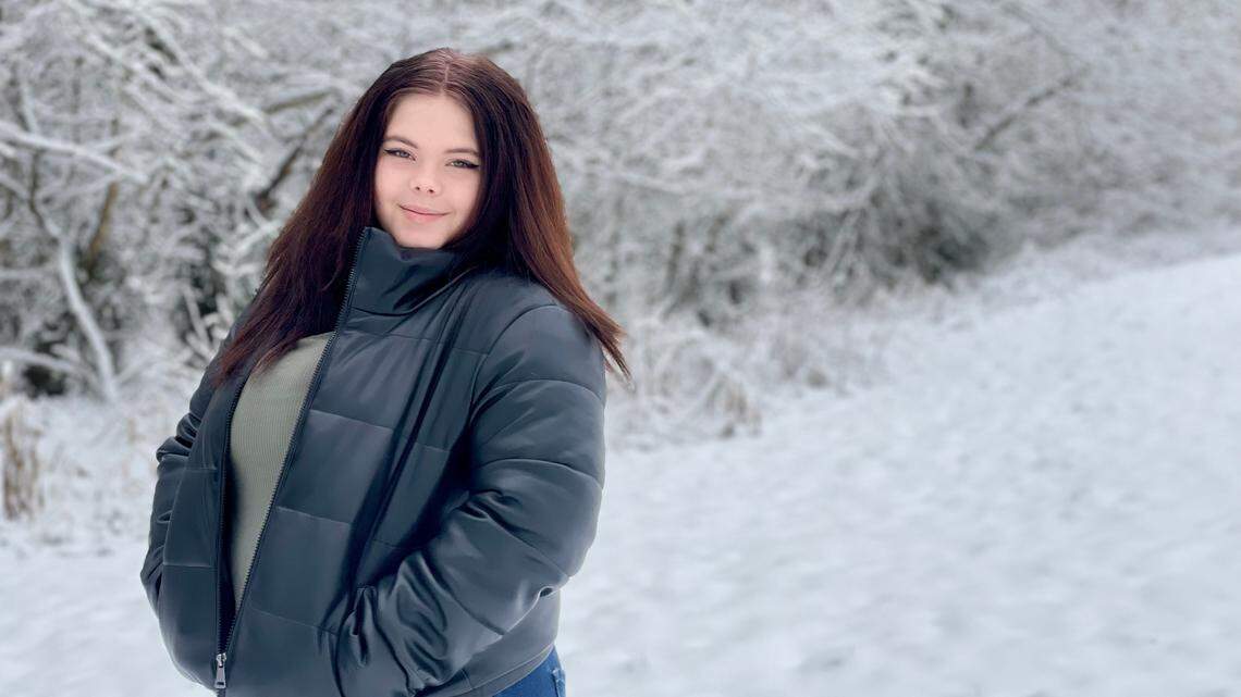 Kensey Dishman, 13, had been diagnosed with COVID and released from quarantine eight days before she died Tuesday. She became short of breath and passed out in a Wayne County Middle School bathroom. Credit: Brett Gibson