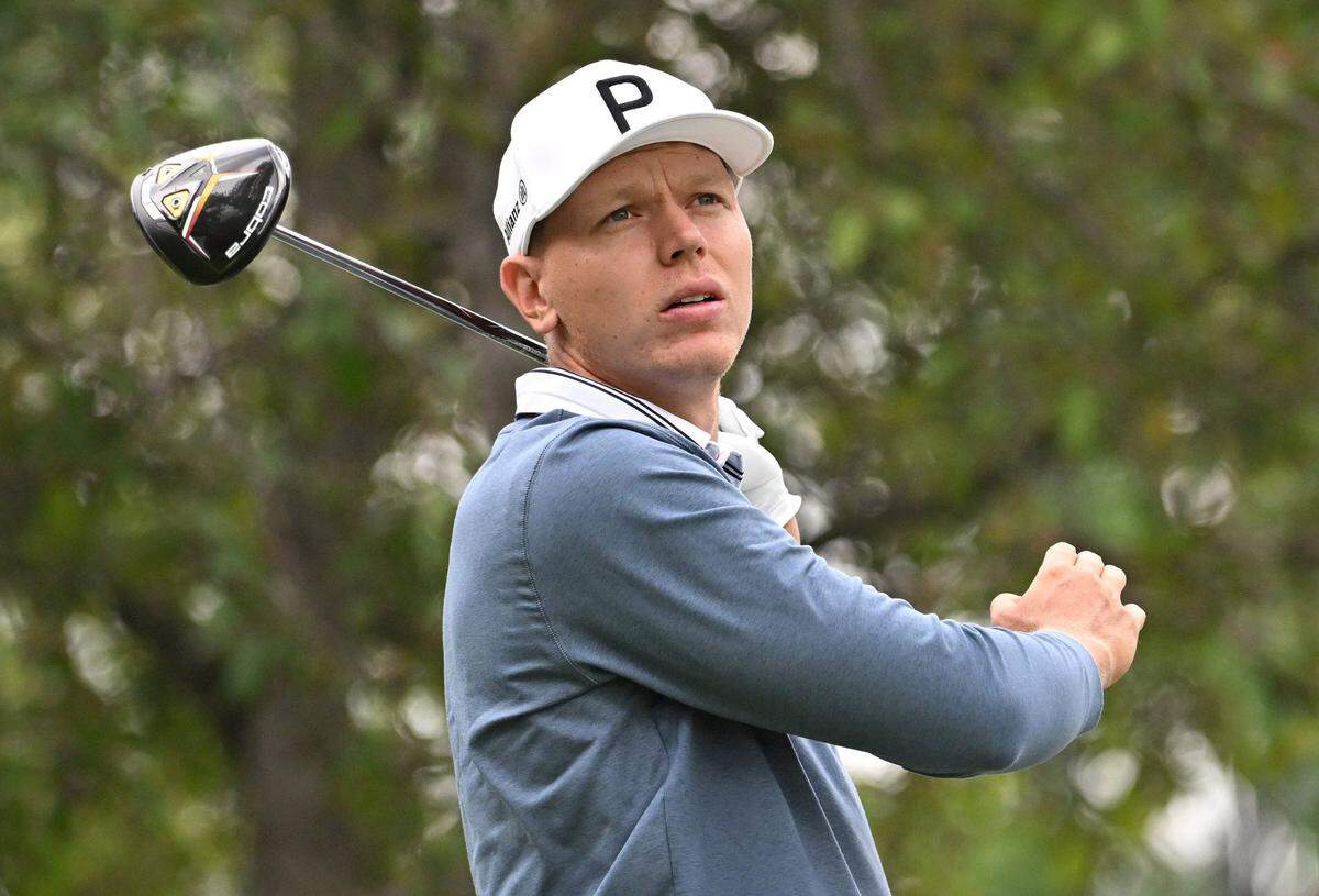 Jun 8, 2023; Toronto, ON, CAN;  Matti Schmid hits his tee shot at the seventh hole during the first round of the RBC Canadian Open golf tournament. Mandatory Credit: Dan Hamilton-USA TODAY Sports