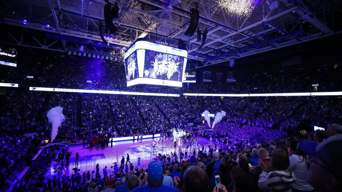 Rupp Arena's seating capacity is currently listed as 23,000. Capacity will be reduced to 20,500 to make room for new chair-back seating in the upper level, UK officials said.