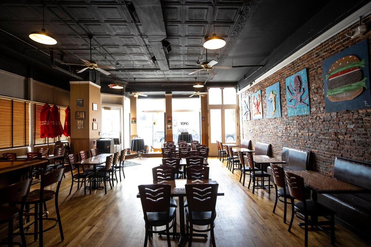 At Romero’s, everything from the pasta to the sauces to the desserts are made in house. They threw out the microwave when they moved in and are shooting for a zero waste kitchen.