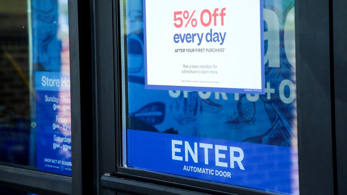 The 80,000-square-foot Academy Sports + Outdoors store, which will have sports and outdoors merchandise, is located next to Best Buy.