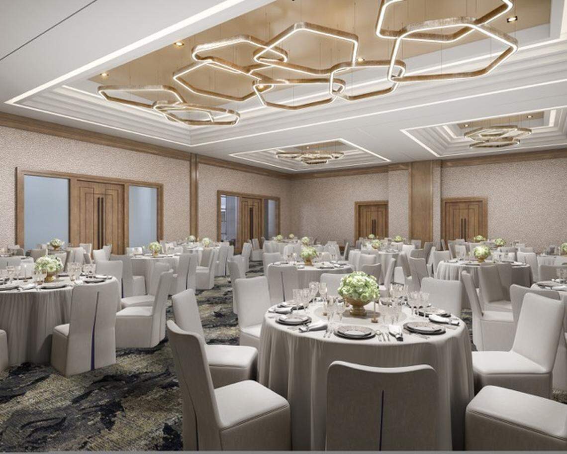 The Lexington Marriott City Center ballroom will host events large and small.