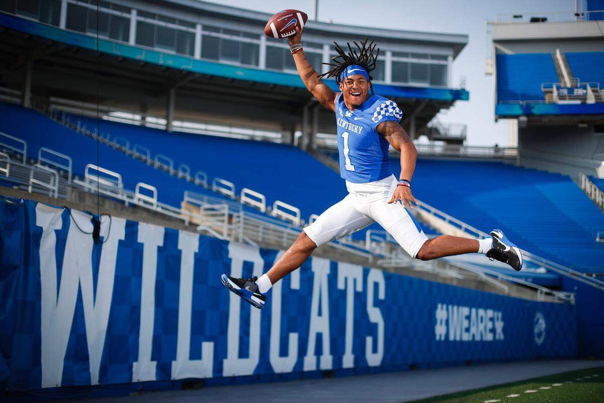 Former Western Hills High School star Wan’Dale Robinson, Kentucky’s 2018 Mr. Football, will play his first game in a UK uniform Saturday after spending his first two college seasons at Nebraska.