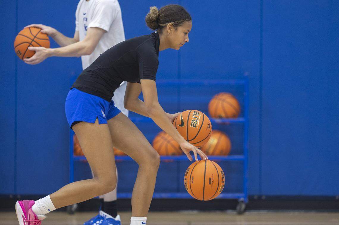 Lexi Blue, who committed to Virginia Tech before flipping to Kentucky, said her transfer was “about the people, and being with people that are good people.”
