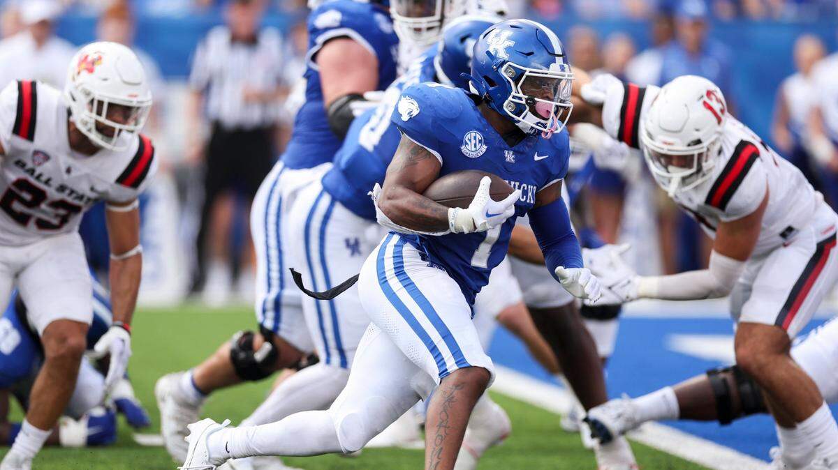 Final statistics from Kentucky football’s 44-14 win over Ball State