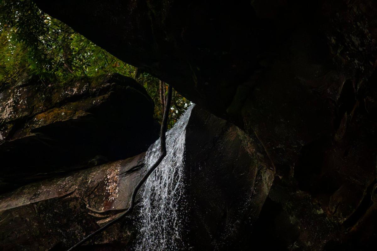 Yahoo Falls in McCreary County, Ky., is photographed on Monday, Oct. 11, 2021.