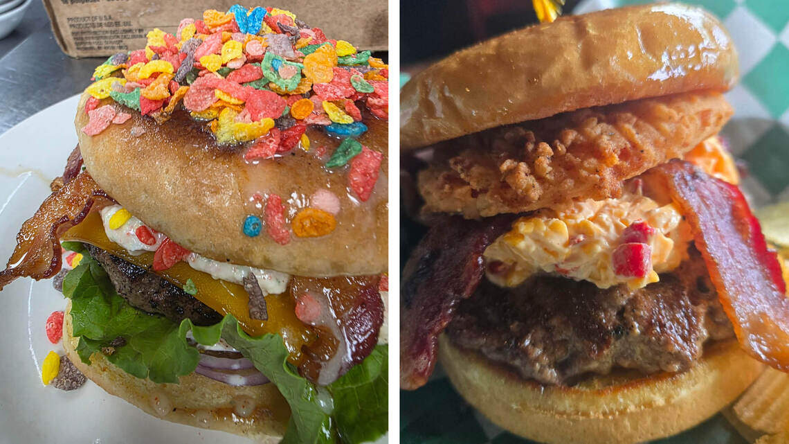 Lexington restaurant has 13 options for its burger month, including Fruity Pebbles