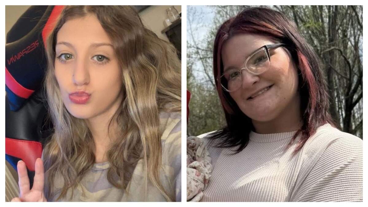 Jadeance Ann Marie Hale, left, and Lila Kiara Hope Asher died Saturday.