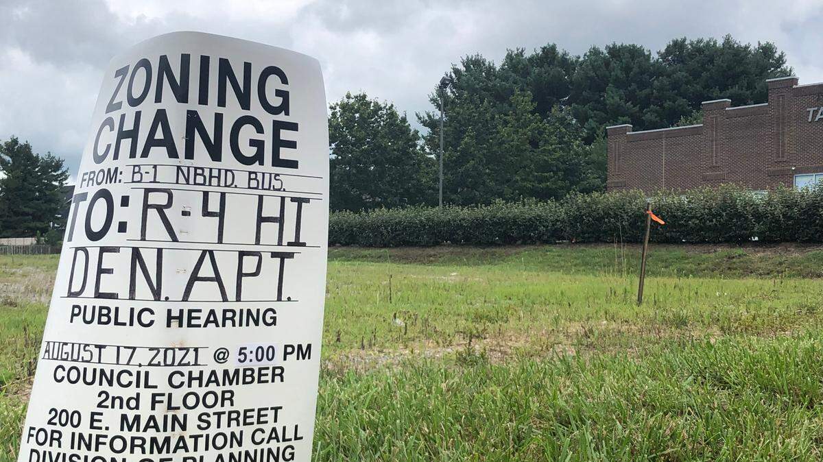 The Lexington council approved a zone change for a new apartment complex near the intersection of Harrodsburg Road and Wellington Way.