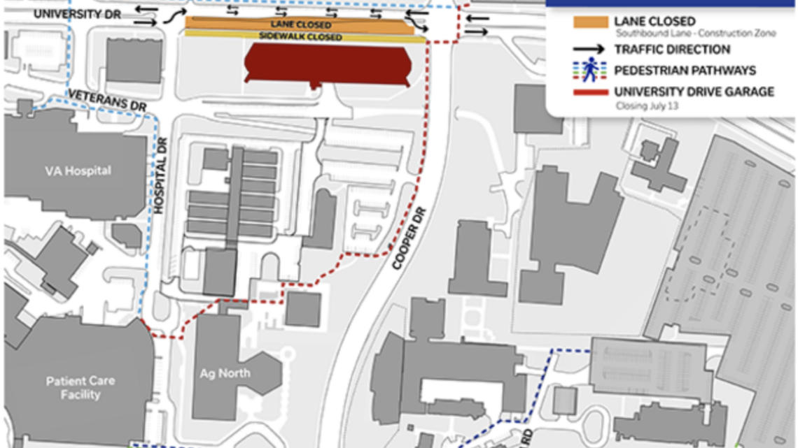 Construction at UK will affect traffic patterns starting Monday. What to know