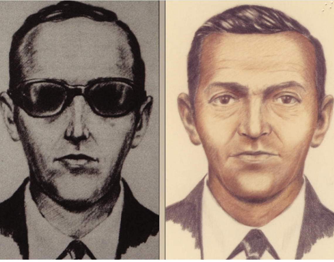 A man known as D.B. Cooper was never found after hijacking an airplane in Washington State in 1971 and jumping out with a parachute and ransom money.