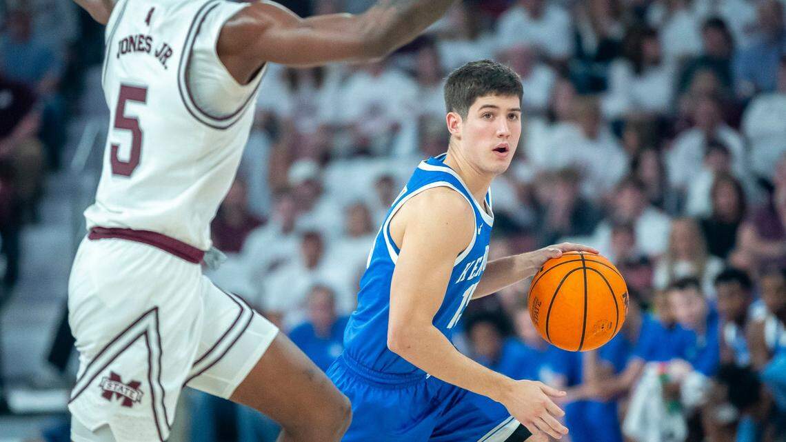 Reed Sheppard’s buzzer-beater leads Kentucky basketball past Mississippi State