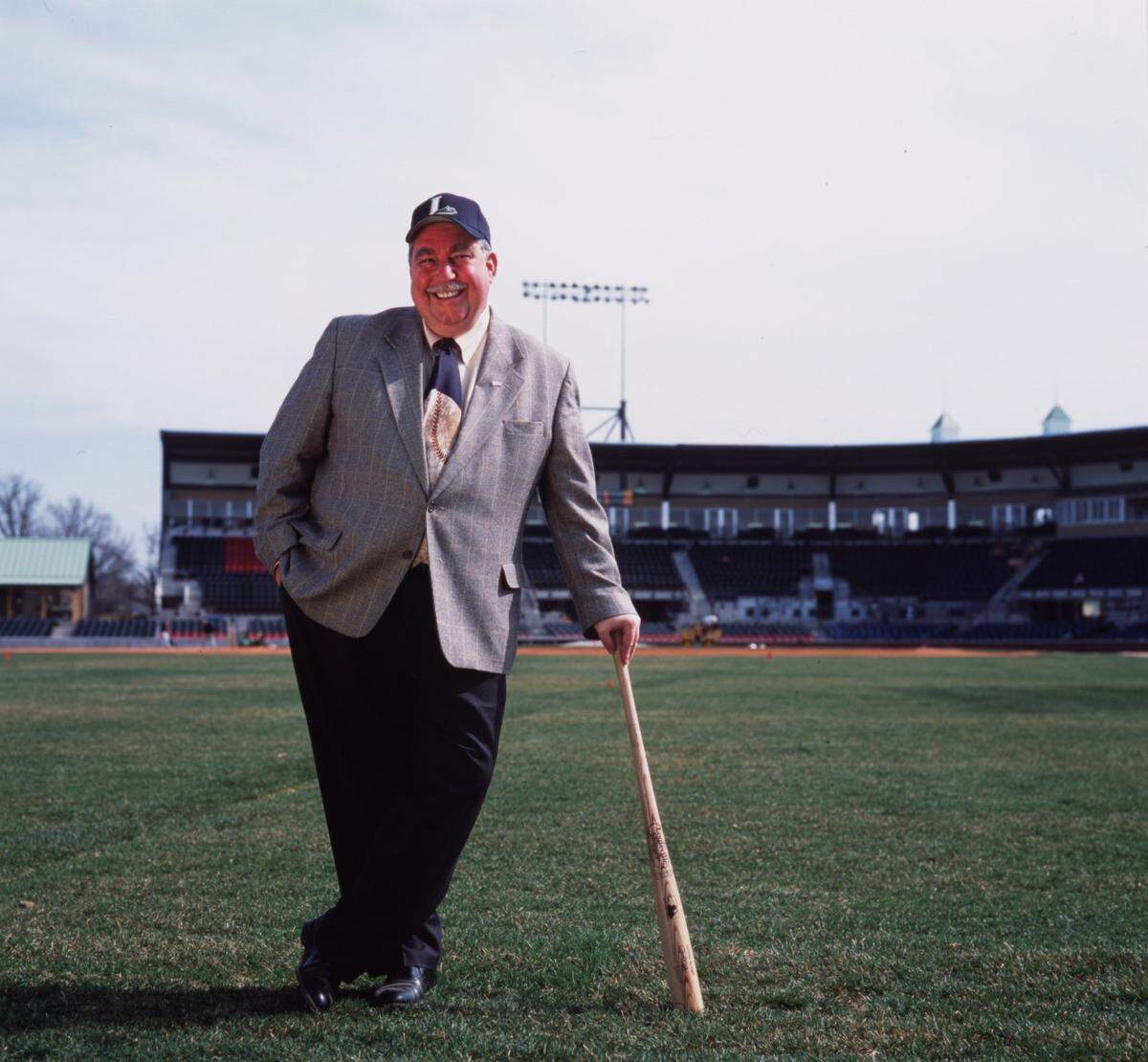 Alan Stein, founder of the franchise now known as the Lexington Counter Clocks, posed for a portrait before the team’s inaugural season in Lexington in 2001.