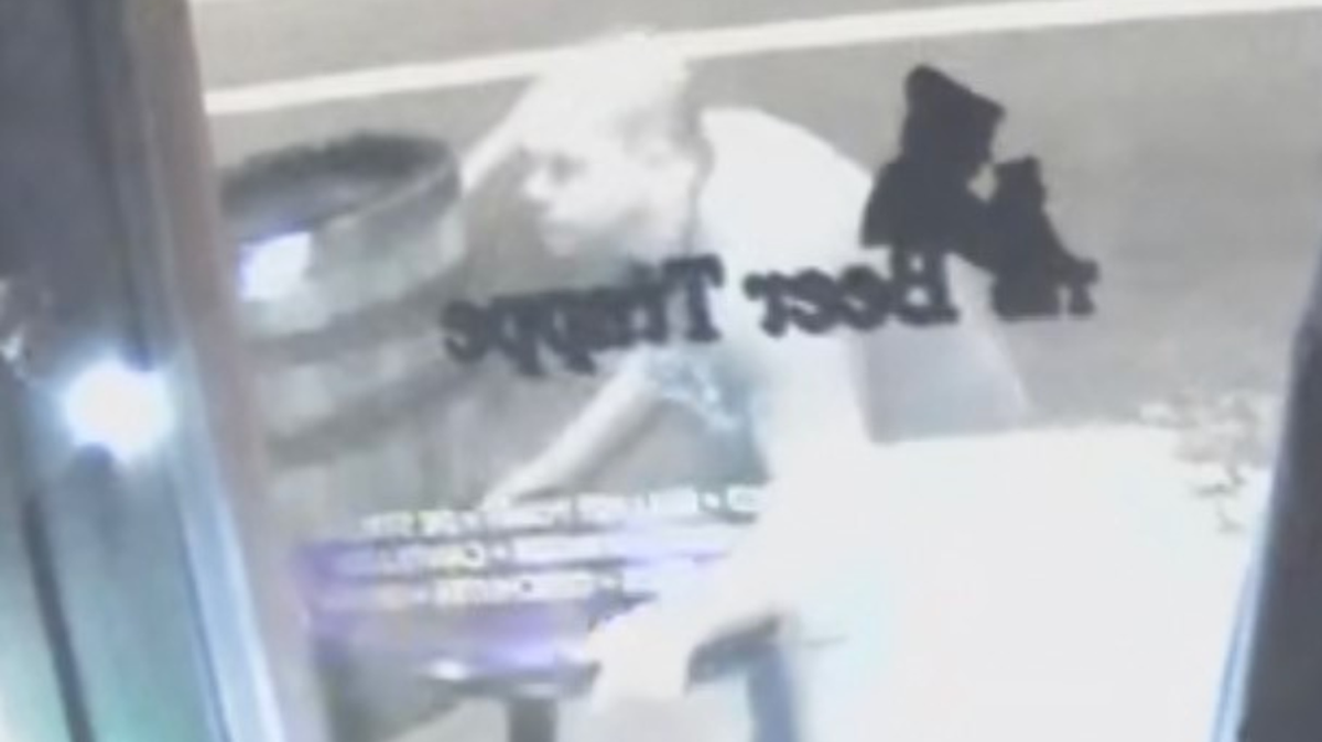 Lexington police released images of a suspect who they said was involved in vandalizing businesses in Chevy Chase.