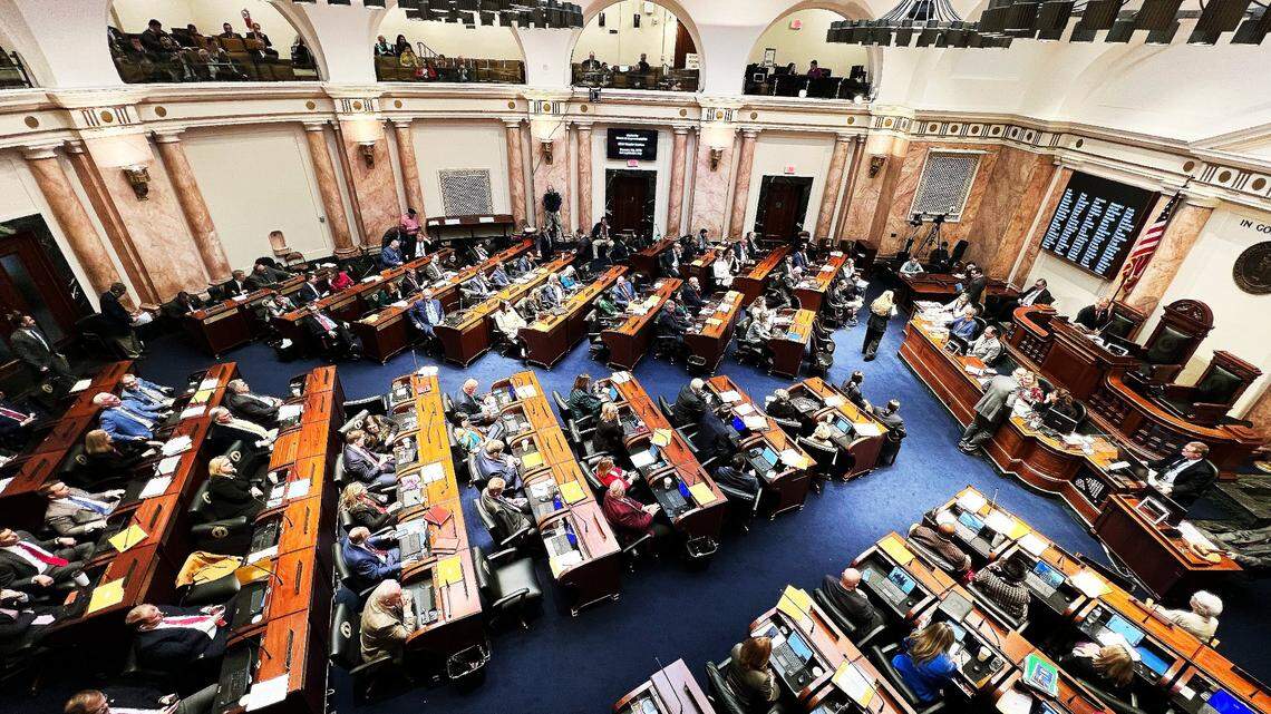 The Kentucky House of Representatives during the 2025 regular session on January 7, 2025. 
