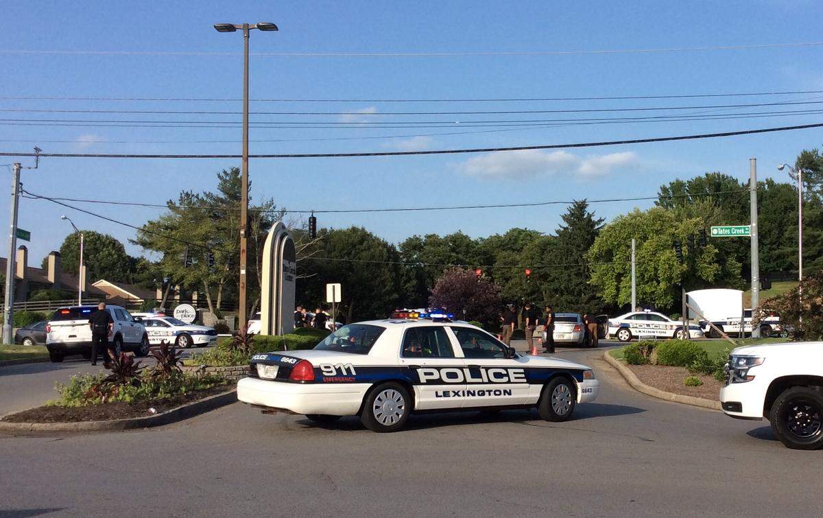 Lexington police investigated after a man was found shot near Tates Creek Centre Tuesday evening.