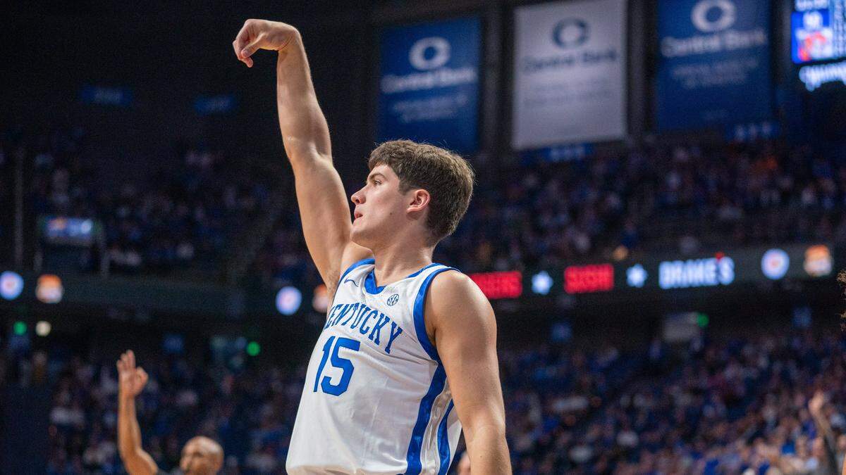 Reed Sheppard is the first player who attended high school in Kentucky to be selected in the NBA draft since D’Angelo Russell in 2015.