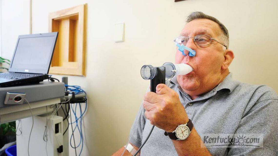 Ernie Gillispie, who was diagnosed with black lung after 37 years of working in Kentucky coal mines, received a double lung transplant at the University of Kentucky in 2011.