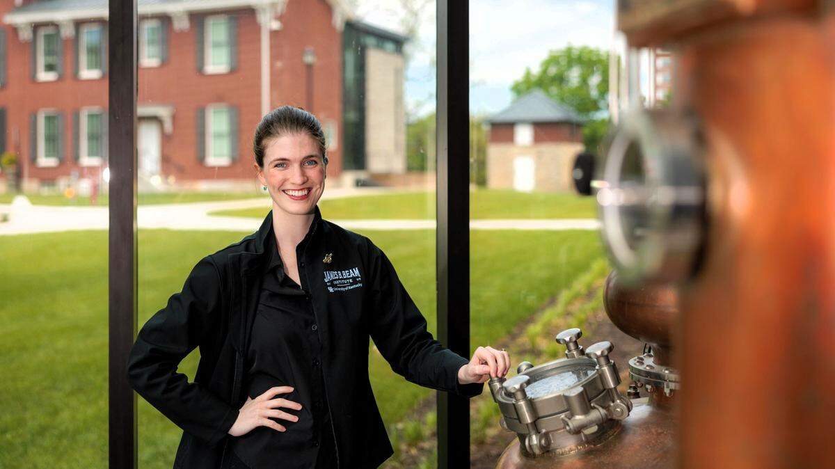 Glenna Joyce-Welsko was named the first head distiller of the University of Kentucky’s James B. Beam Institute for Kentucky Spirits.
