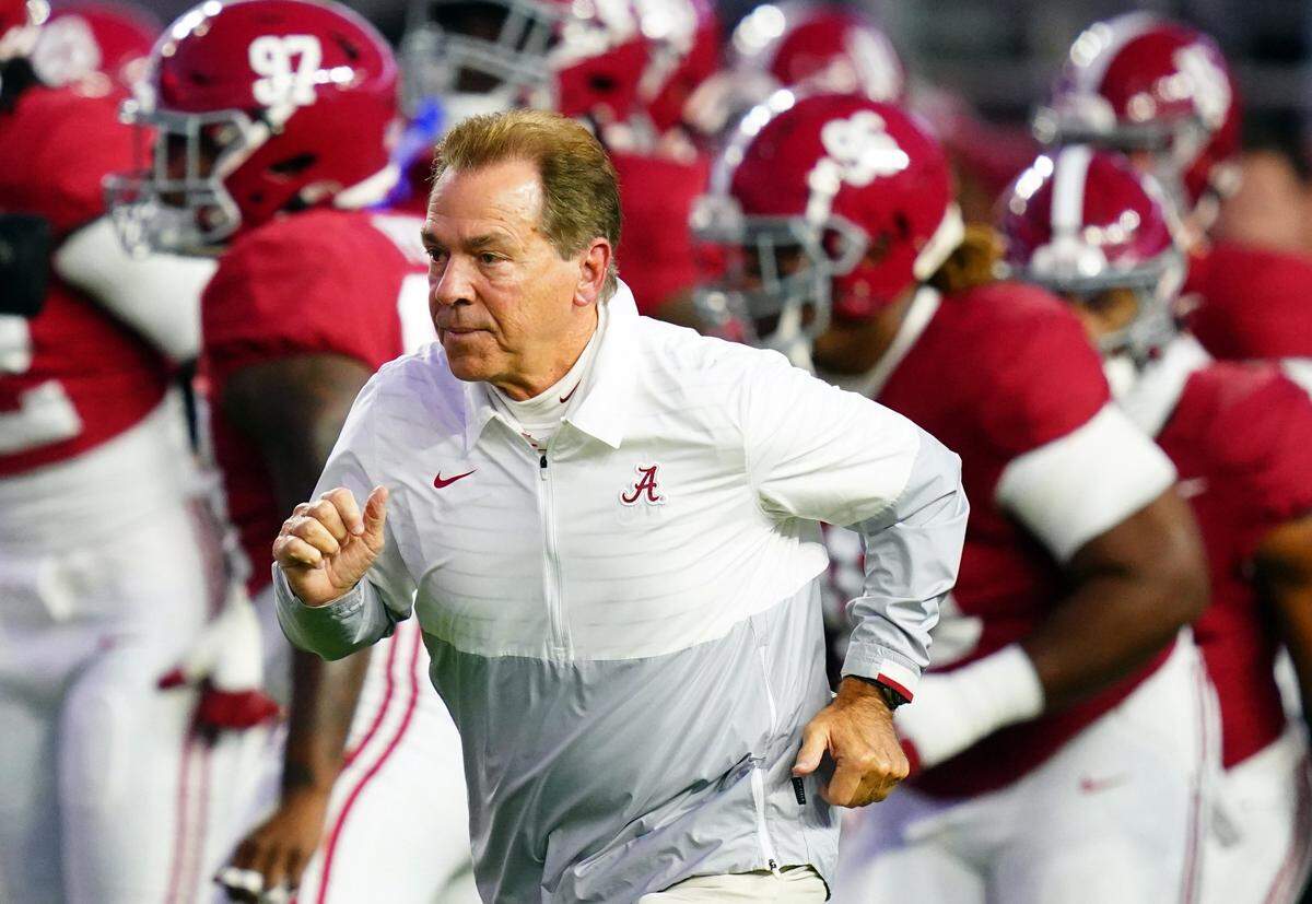 Nick Saban is 288-70-1 all-time as a college coach, including a 197-28 record in 17 years at Alabama.