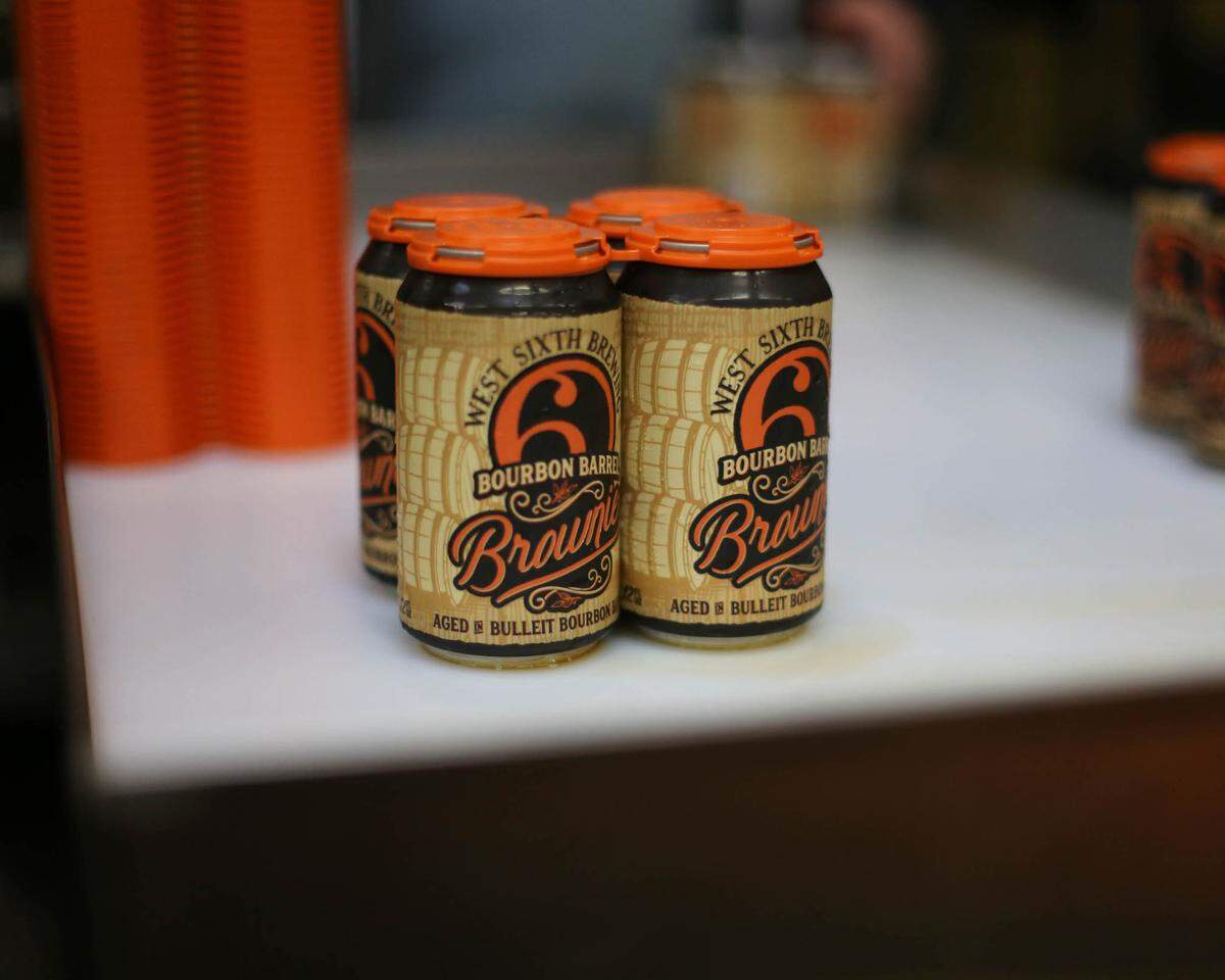 The new limited release from West Sixth Brewing, Bourbon Barrel Brownie, was aged in Bulleit Bourbon barrels.
