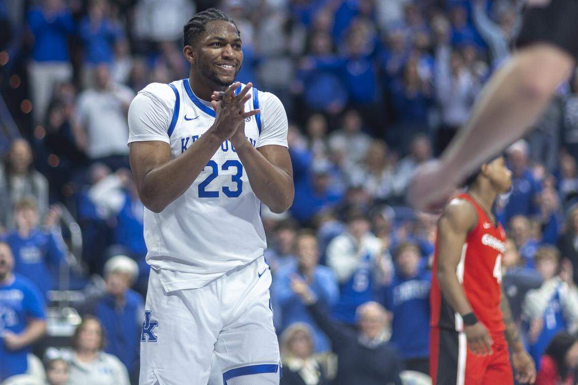 Kentucky junior forward Mouhamed Dioubate averaged 8.8 points and 5.5 rebounds in 21.6 minutes per game for the Wildcats during the 2025-26 season.