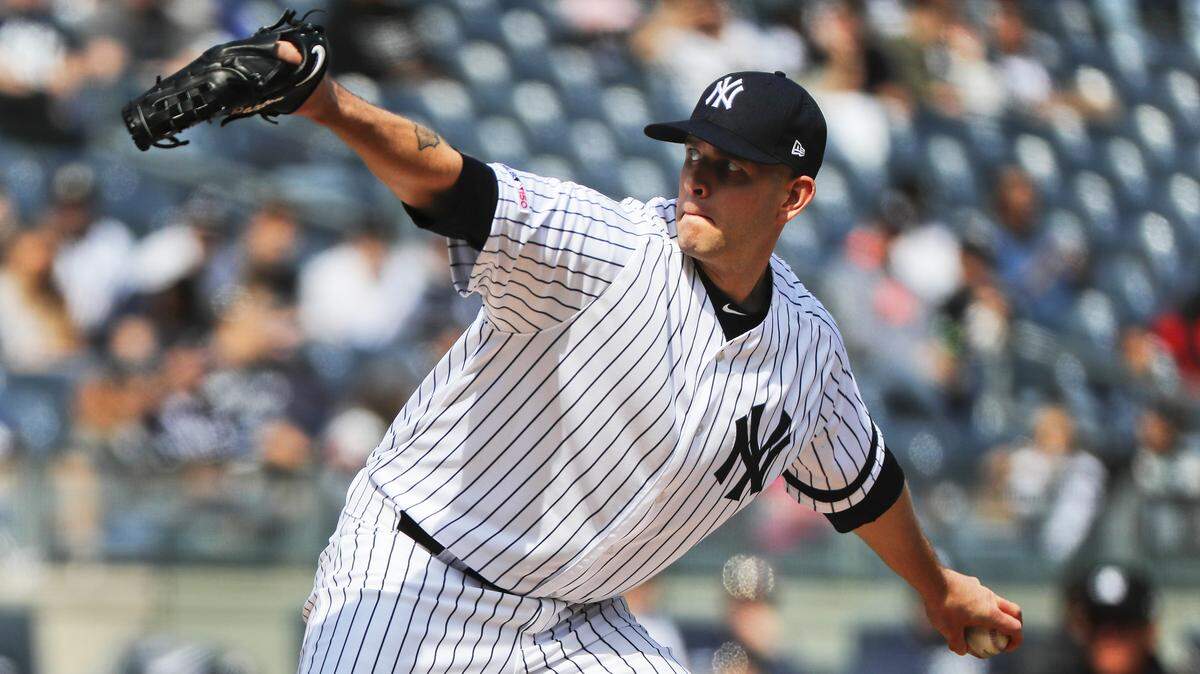 Former University of Kentucky pitcher James Paxton made his first start for the New York Yankees against the Baltimore Orioles on Saturday, March 30, 2019, in New York.
