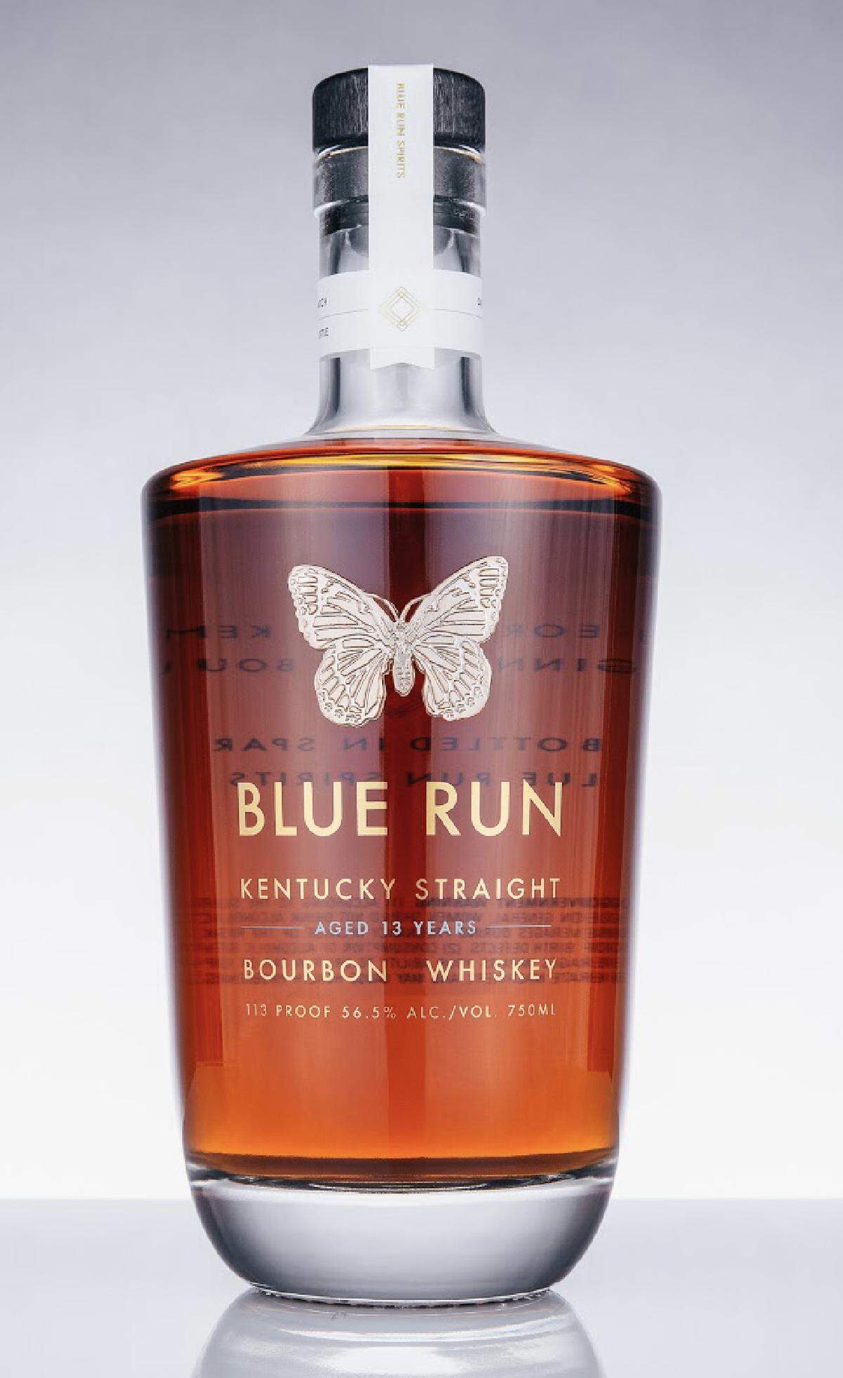 Blue Run is a 13-year-old Kentucky Straight bourbon selected by former Four Roses master distiller Jim Rutledge. It will available this month in Kentucky, Indiana and Georgia in limited quantities.
