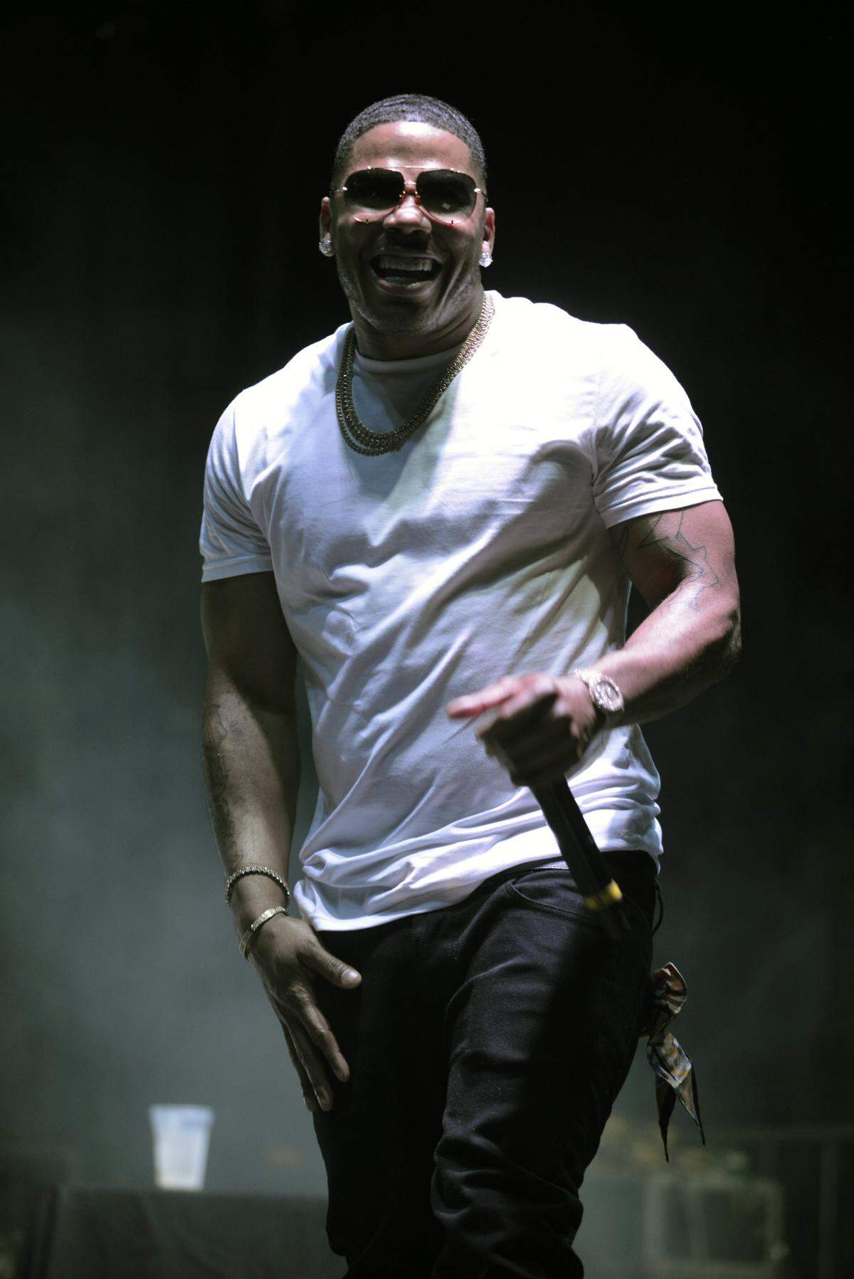 Nelly performs May 19, 2018 at Whitaker Bank Ballpark in Lexington, Kentucky.