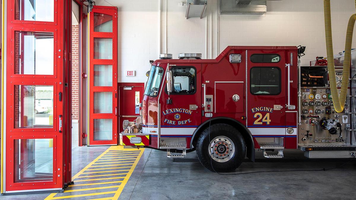 Lexington Fire Department Fire Station No. 24 houses Engine 24 and Tanker 1 on Magnolia Springs Drive in Lexington, Ky., Tuesday, Aug. 20, 2019.