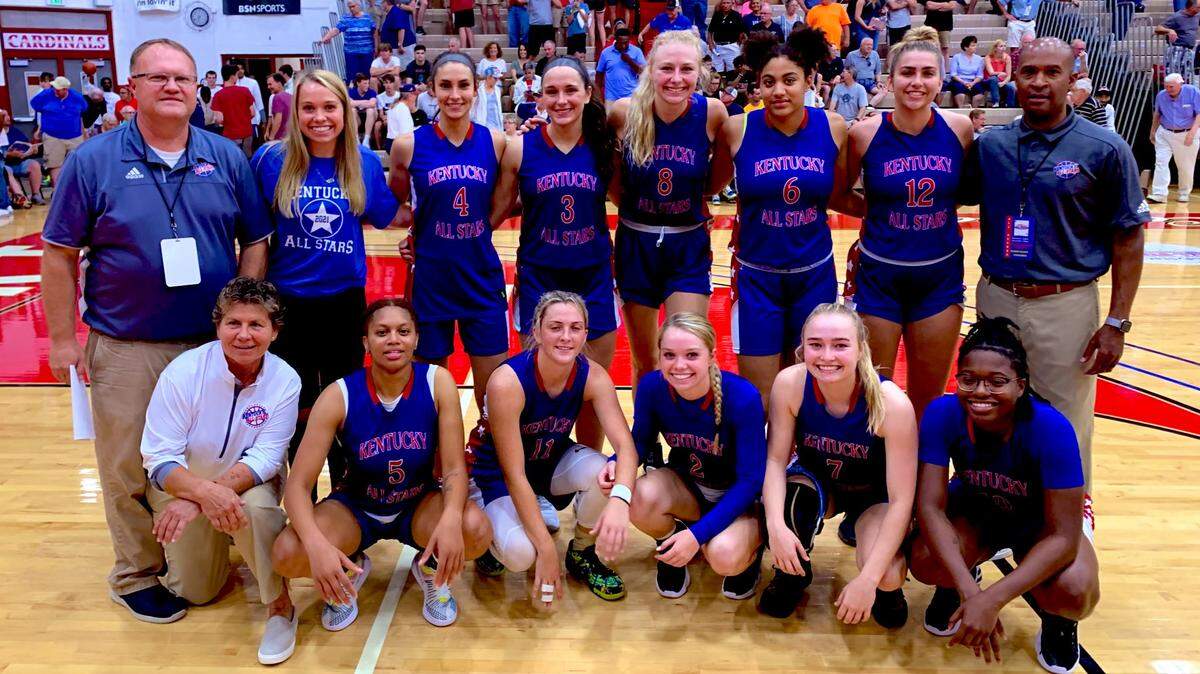 The Kentucky All-Stars girls’ team split the annual series against Indiana with a win Saturday night in Indianapolis.
