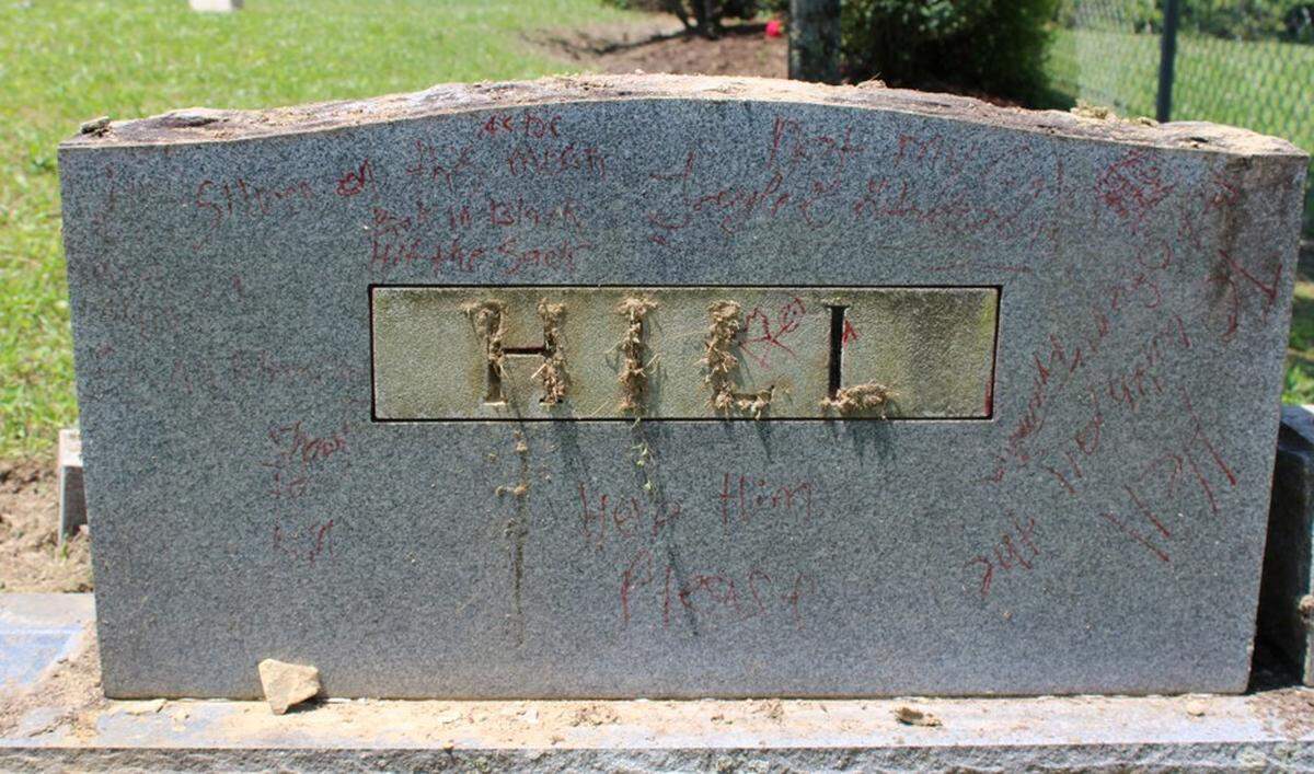 Multiple gravestones were defaced and destroyed at the Hamblin Cemetery in rural Whitley County, and the sheriff’s department is asking the public help them identify who is responsible.