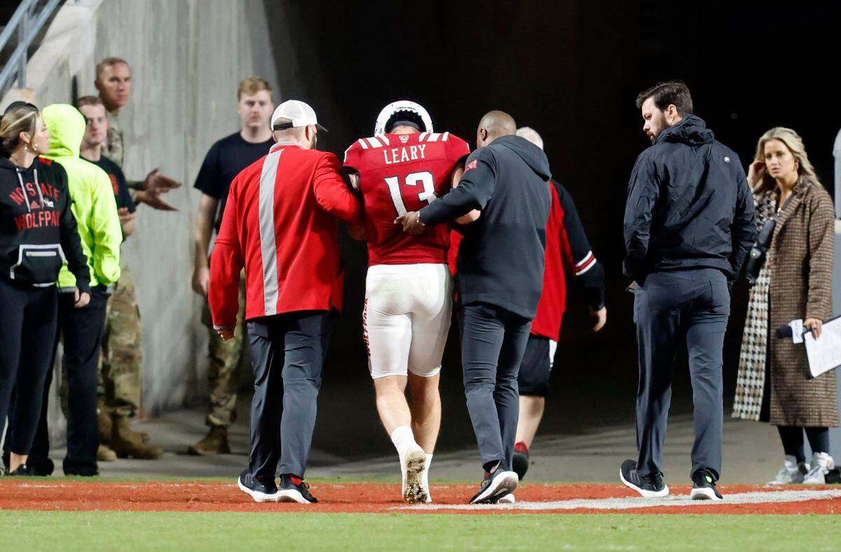 An injury ended Devin Leary’s 2022 season at N.C. State early. “At any given time the game can be taken away from you,” Leary told the Herald-Leader in a one-on-one interview. “That’s happened to me. That’s something I want to share with the team. We’re truly blessed to be out here every single day.”