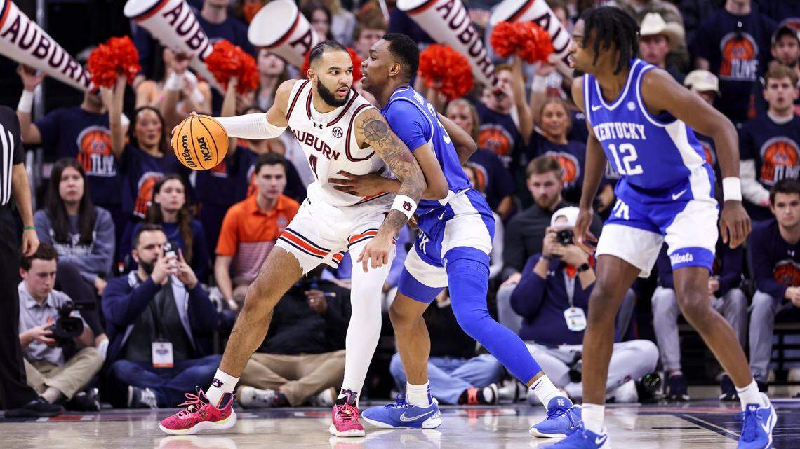 Box score from No. 22 Kentucky basketball’s 70-59 SEC win at No. 13 Auburn