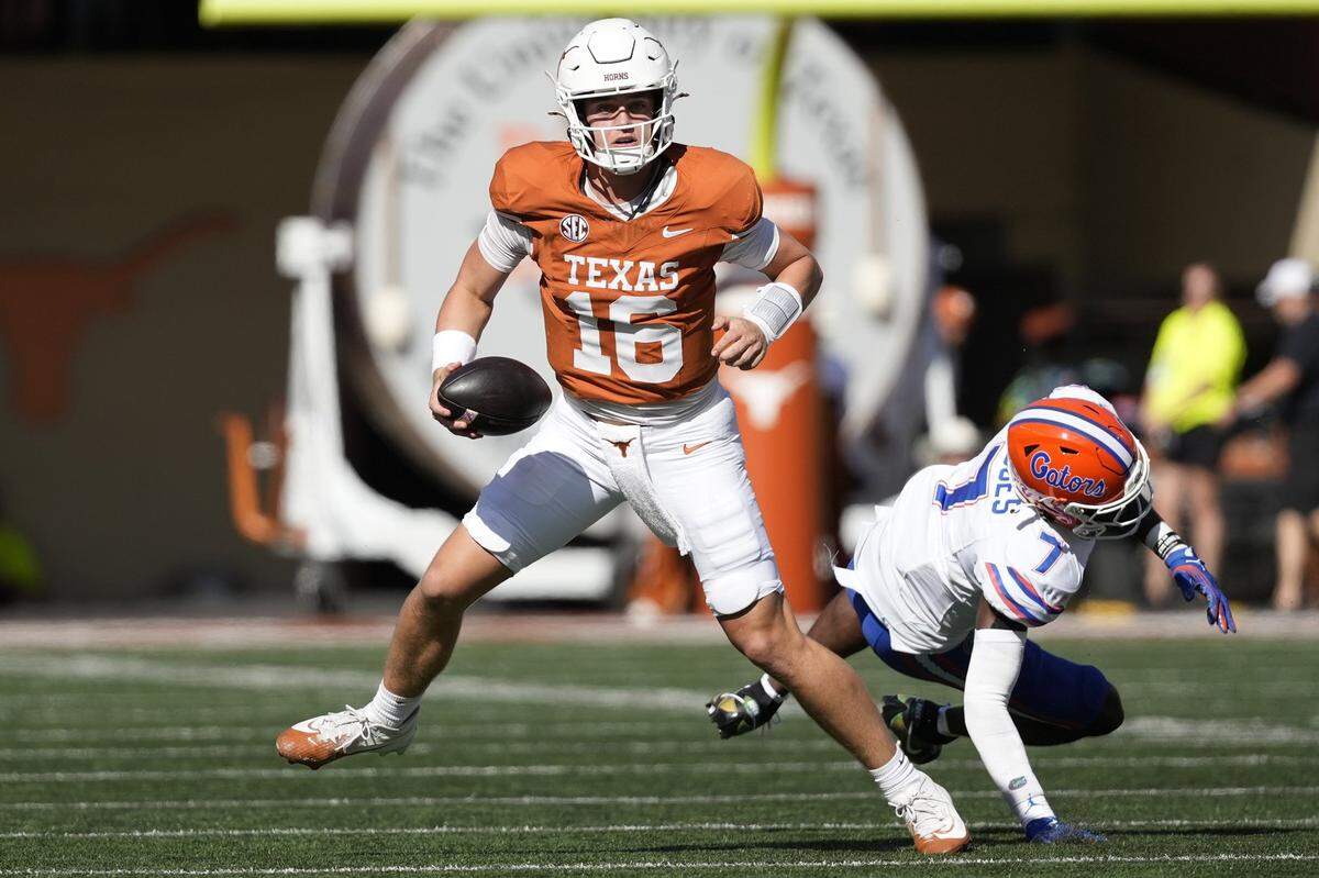 Arch Manning, the grandson of Archie and nephew of Peyton and Eli Manning, is projected to be the starting QB for national championship contender Texas in 2025.